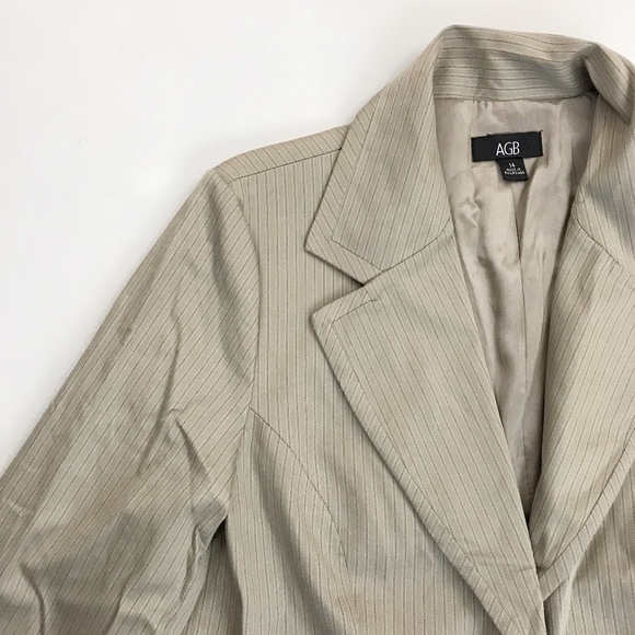 AGB Pinstripe Blazer - Picture 2 of 7